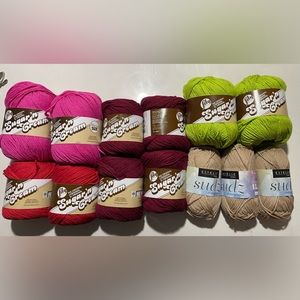 Lot of 12 Skeins Cotton Yarn
